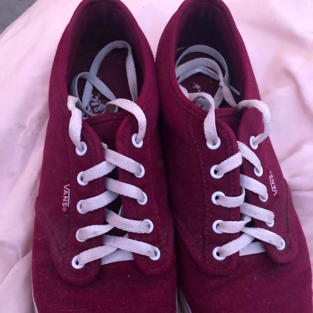 Vans skateboarding shoes.